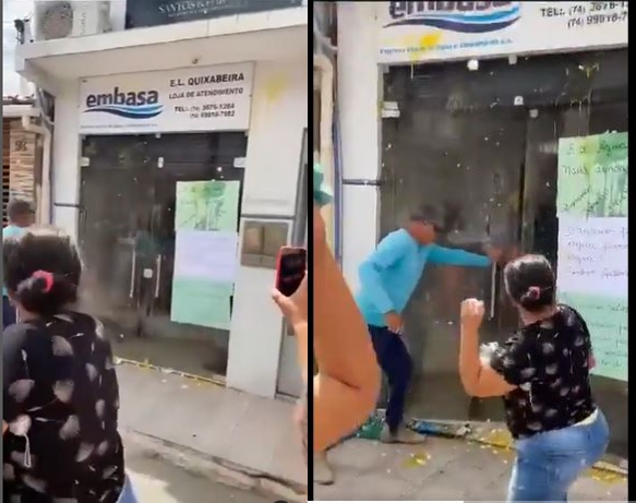 Capa: População de Quixabeira se revolta com falta d’água e ataca agência da Embasa