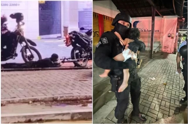 Capa: Sniper atira em homem que fazia a filha de refém no Ceará e salva criança