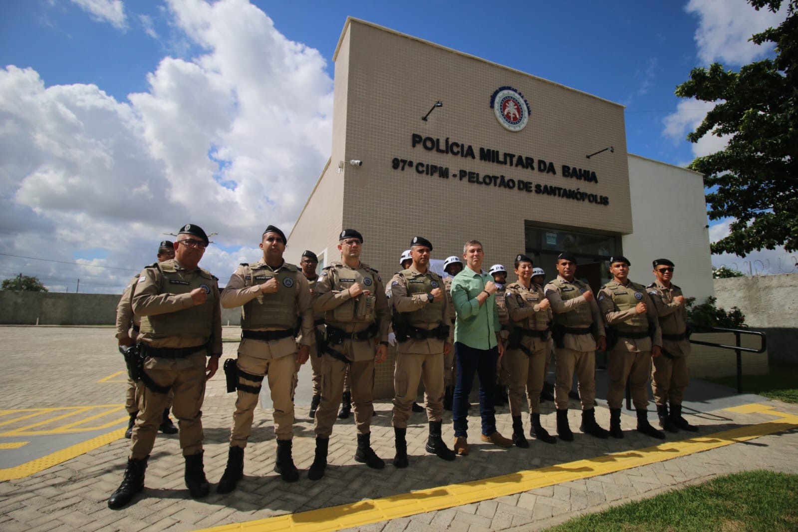 Capa: Santanópolis recebe investimento de R$ 2,6 milhões em nova Delegacia e Pelotão