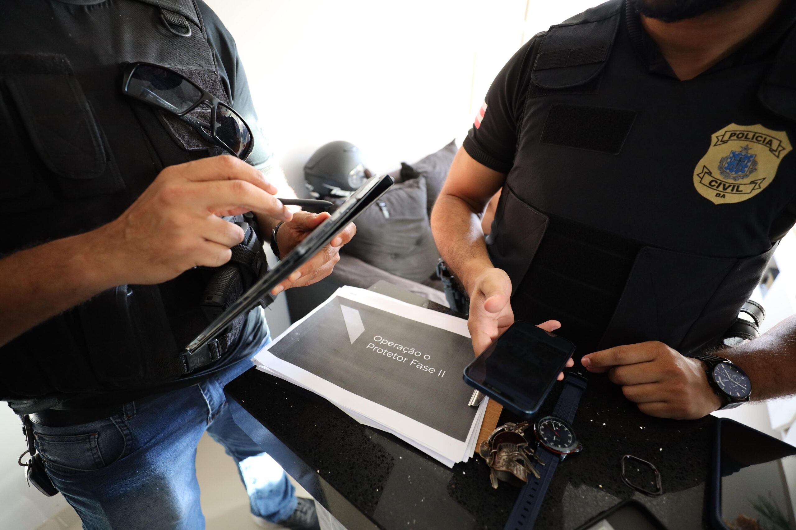 Capa: Operação O protetor Fase II é deflagrada pela Polícia Civil