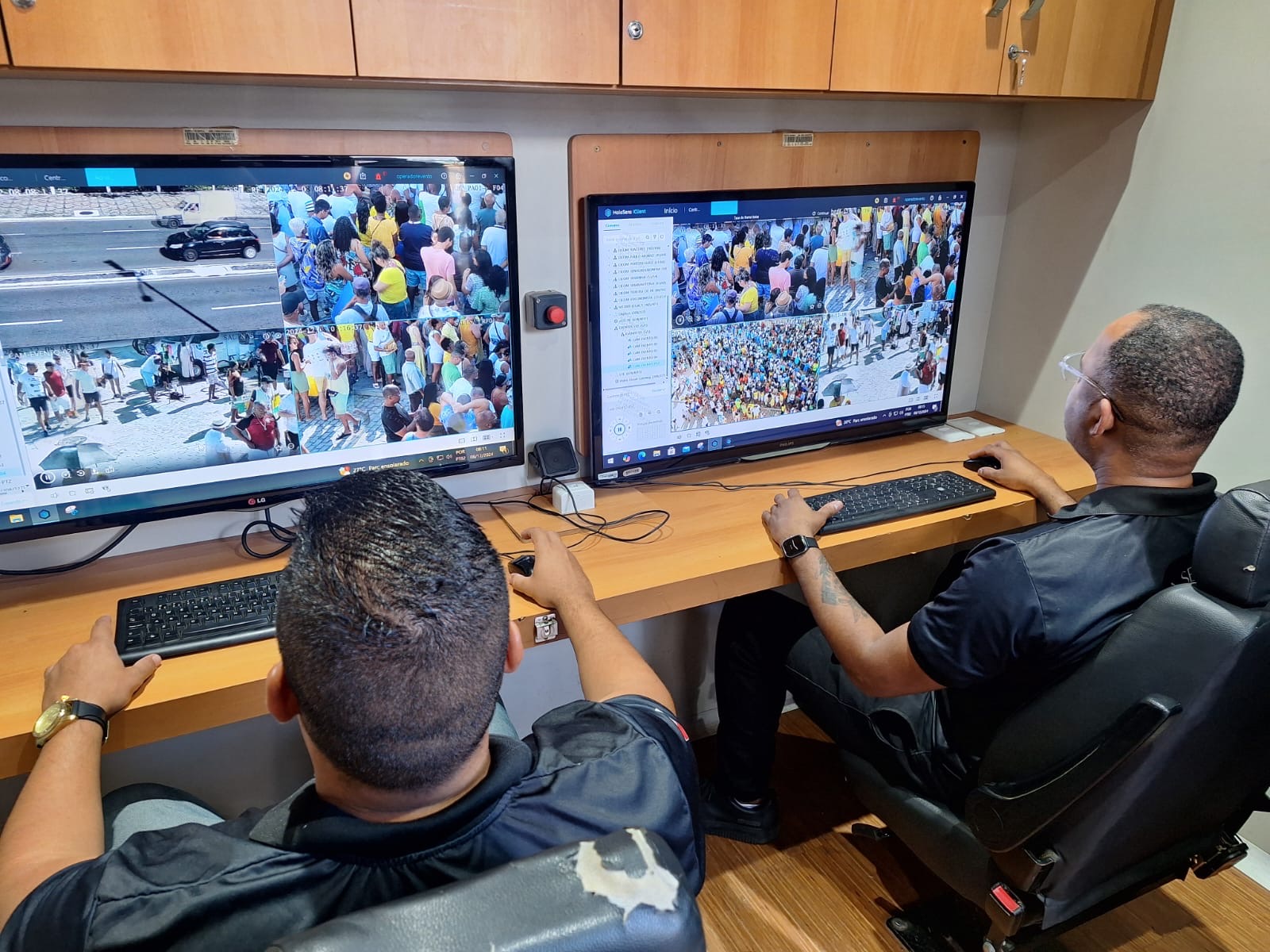 Capa: Plataforma de Observação Elevada da SSP é utilizada durante festa de Nossa Senhora da Conceição da Praia