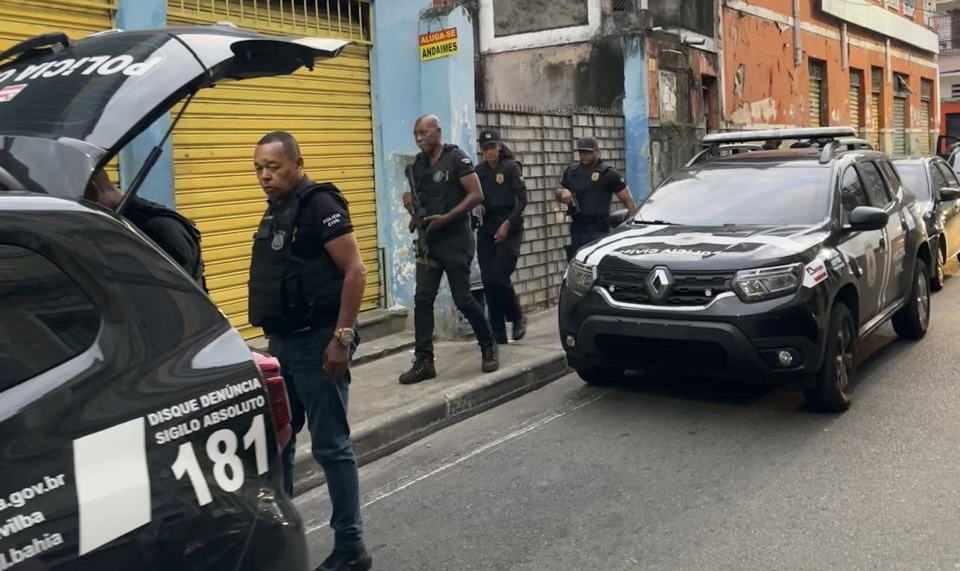 Capa: Operação da Polícia Civil no Centro Histórico prende dois suspeitos de tráfico