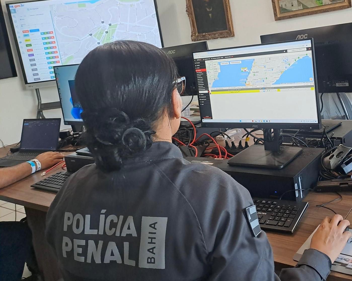 Capa: Um tornozelado é preso depois de ser identificado pela Seap na Lavagem do Bonfim
