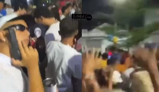 Capa: Vídeo: Traficante do CV é flagrado tirando pistola do bolso durante festa paredão