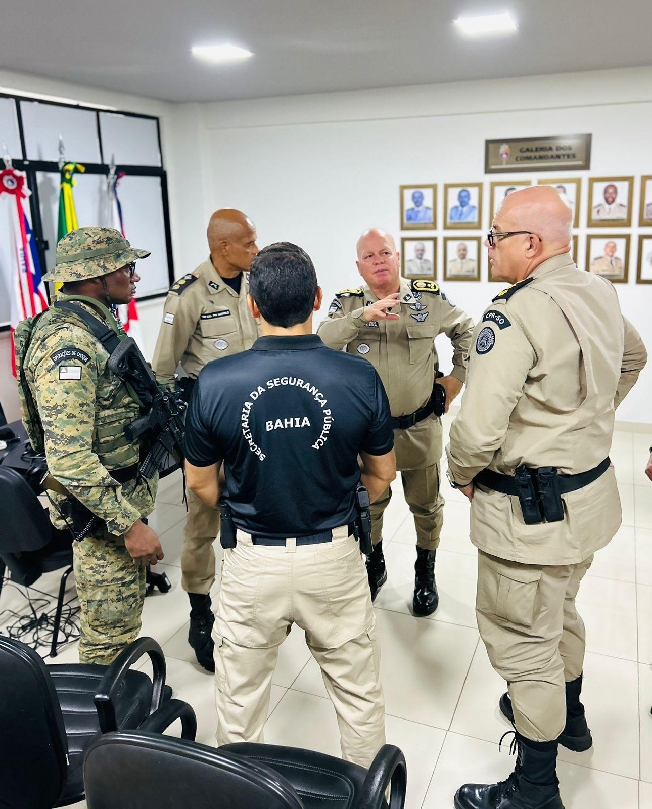 Capa: SSP e Forças Policiais alinham estratégias em Jequié