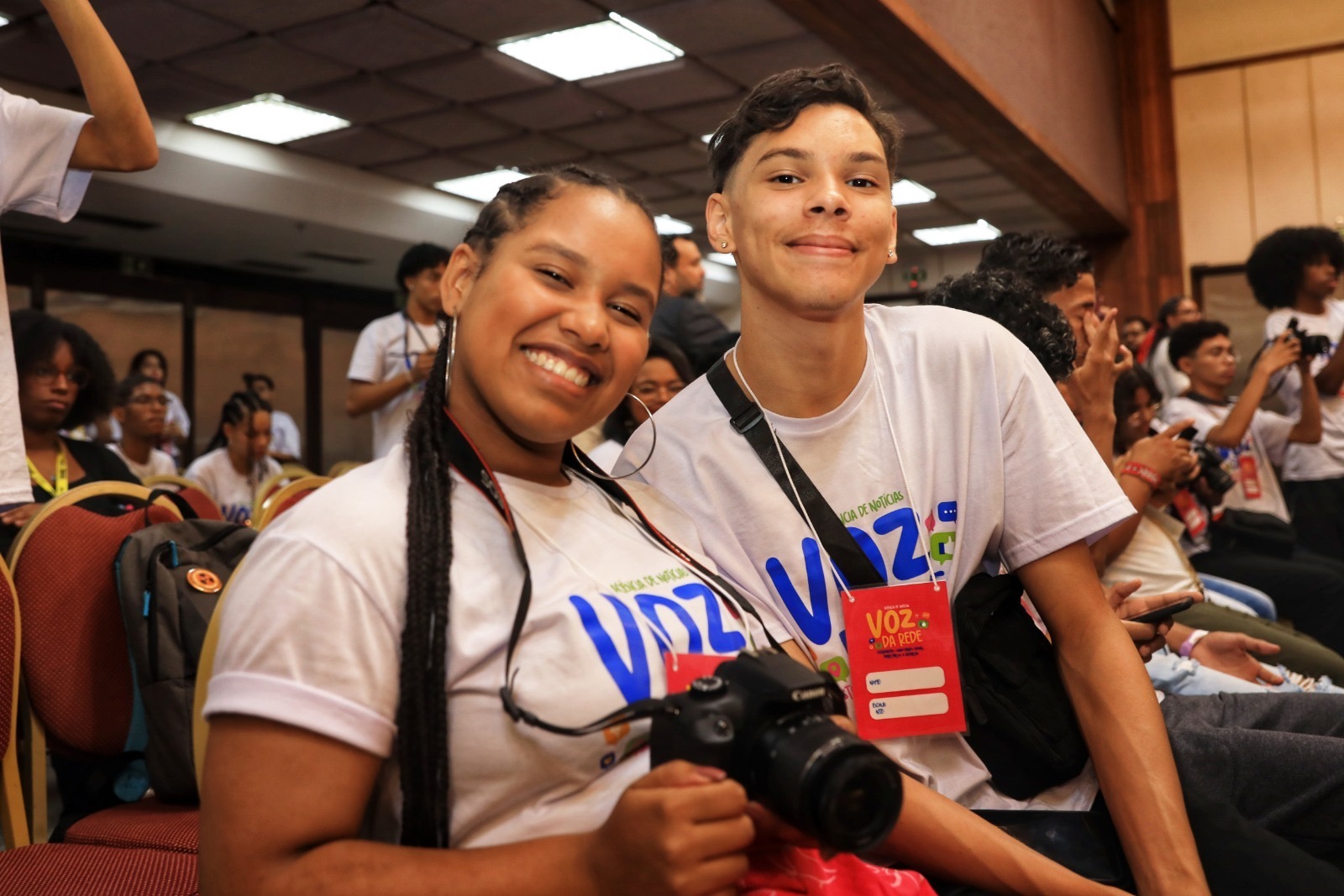 Capa: Estudantes da rede pública estadual protagonizam o primeiro dia do Encontro “Voz da Rede” em Salvador com oficinas, debates e troca de experiências