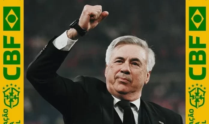 Capa: Carlo Ancelotti confirmado pela CBF como novo técnico da seleção