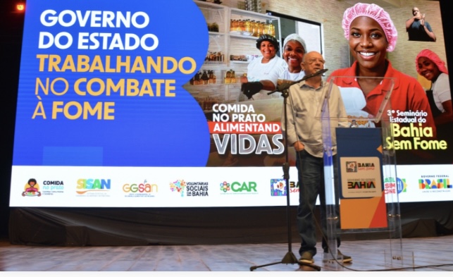 Capa: Feira de Santana: José Ronaldo participa da abertura do 3° Seminário Estadual Bahia Sem Fome