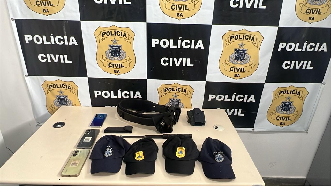 Capa: Falso policial civil é preso por crimes de extorsão e usurpação da função pública em Muritiba