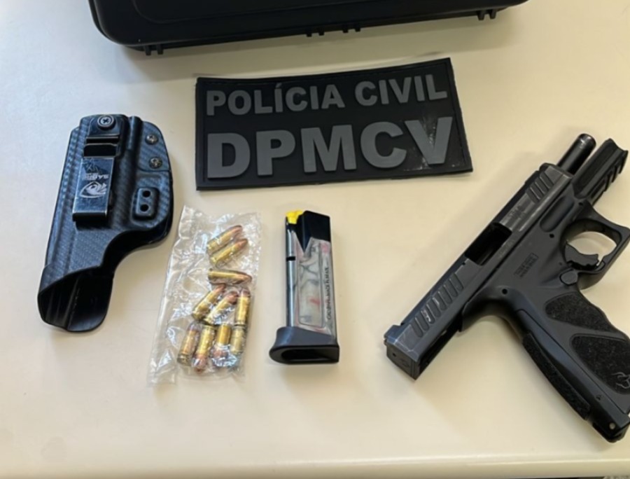Capa: Mandado de busca resulta na apreensão de arma de fogo em caso de violência doméstica em Paripe