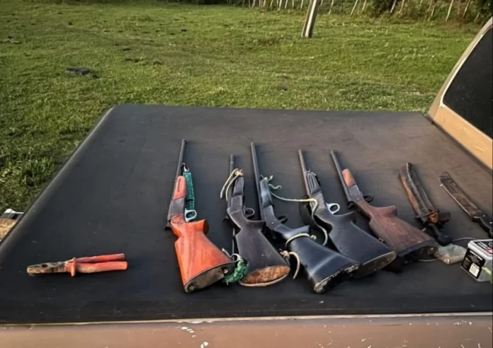 Capa: Polícia apreende armas e munições utilizadas por caçadores na Bahia